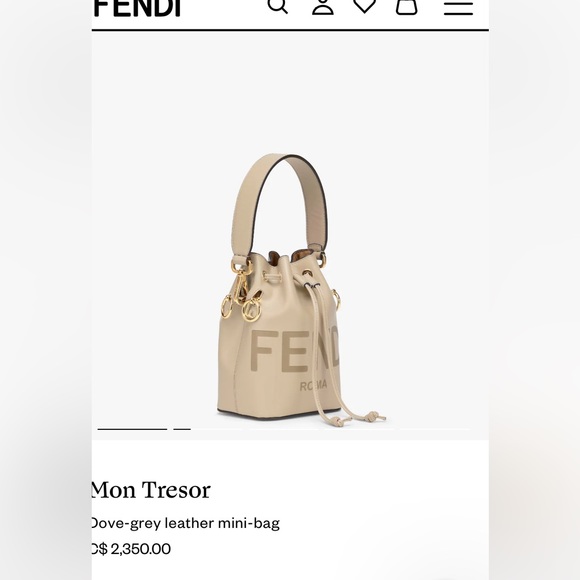 💗SOLD💗Authentic Fendi mini Mon Tresor bucket bag - Picture 15 of 15